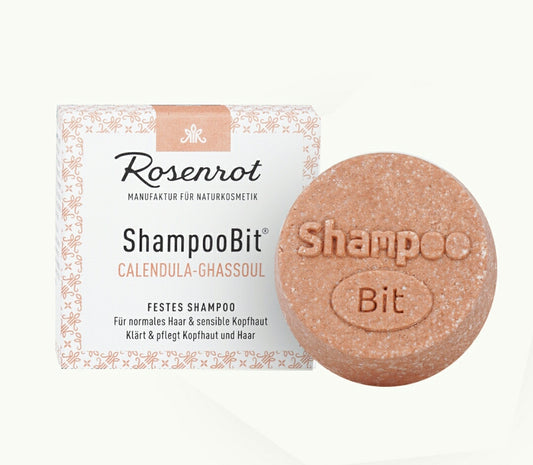 ShampooBit, groß, festes Shampoo, "Calendula-Ghassoul" für normales Haar